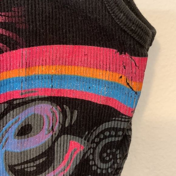 Arizona Jean Company black medium 10 / 12 tank top love graphics - Picture 3 of 6